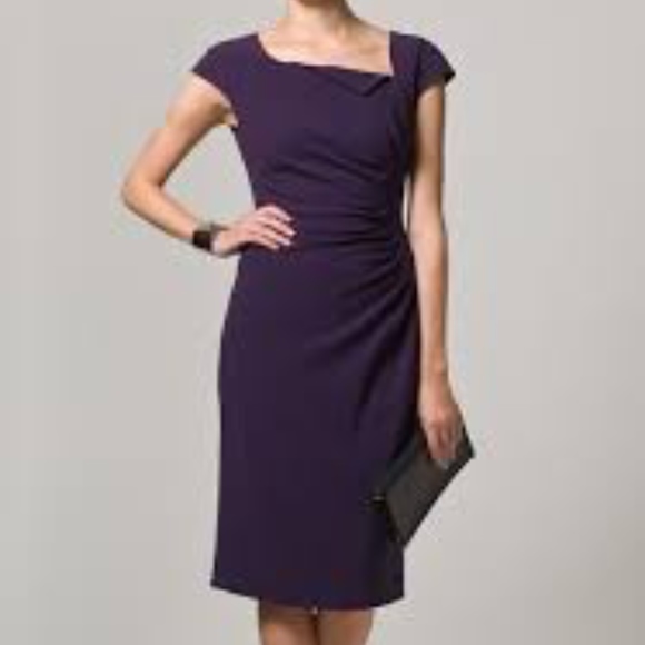 lk bennett purple dress